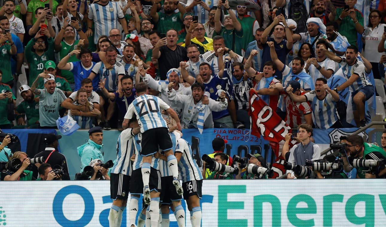 Hinchas de Argentina en el Mundial