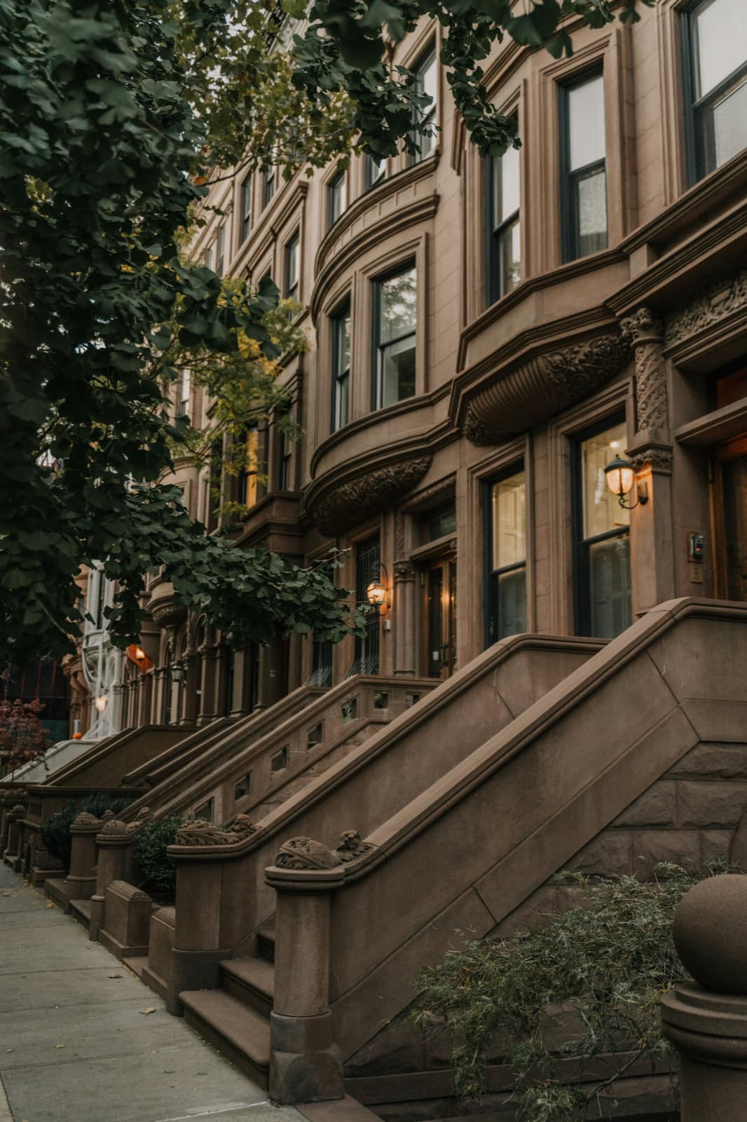 Escaleras y fachadas del West Village